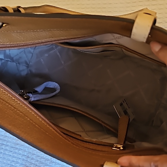 Michael Kors purse, brown, 10x12 - Picture 4 of 7